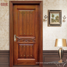 Simple Design Solid Wooden Single Swing Main Door Design